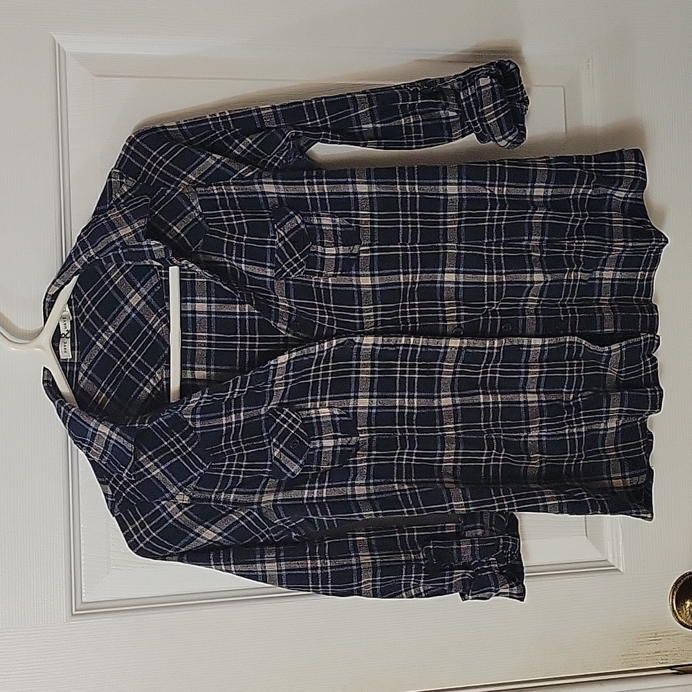 Plaid button up shirt